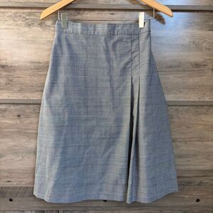 Becky Thatcher 8.5 Long Glen Plaid School Uniform Skort Side Pleat Skirt